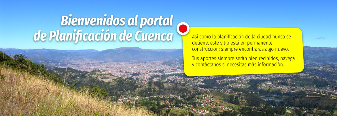 Bienvenidos al Portal de Planificación de Cuenca